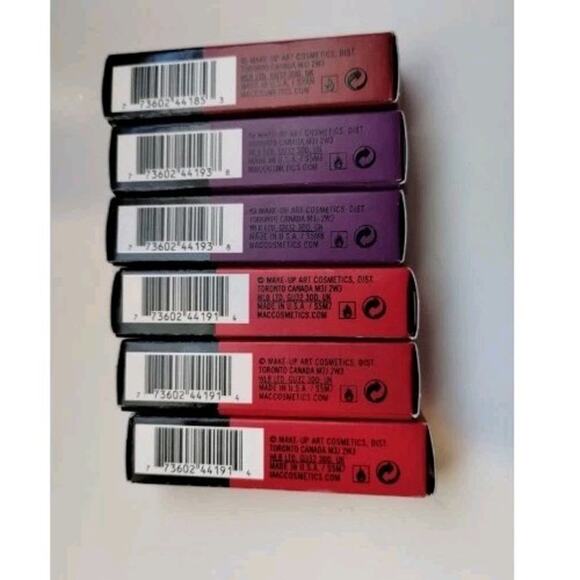Lot Of 5 Vintage MAC Samples Ruby Woo, Lady D, My H Fragrance Vials NEW IN BOX - Picture 4 of 11